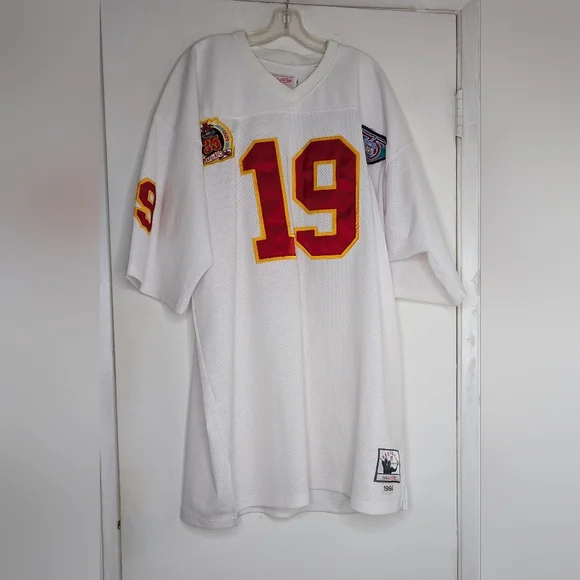 Joe Montana Kansas City Chiefs Mitchell Ness Throwback Football